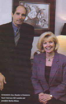 2001 Chairman Bill Landsden and Martha Wilson
