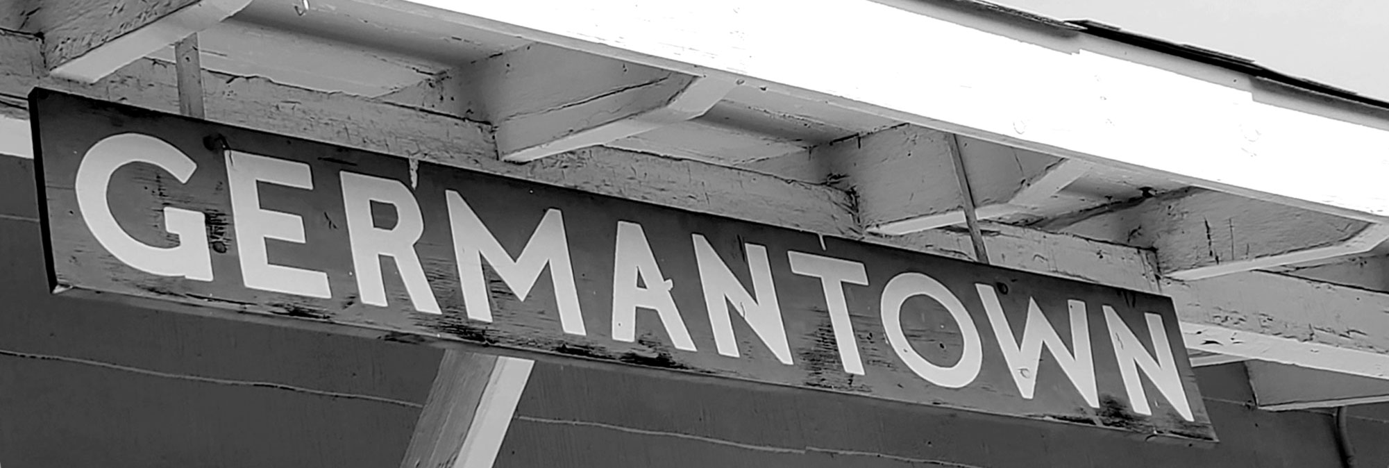 Germantown Sign located at the Depot