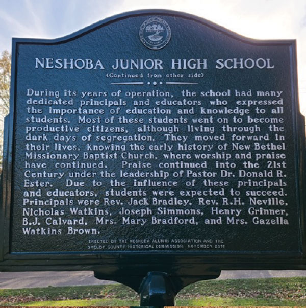 Neshoba Junior High Marker