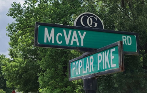 Poplar Pike and McVay Rd