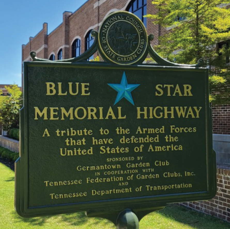 Blue Star Memorial Highway Marker Thornwood on Germantown Road & Neshoba Road