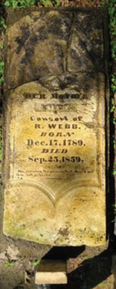 LUCY R. WEBB  (December 17, 1789 – September 25, 1879)