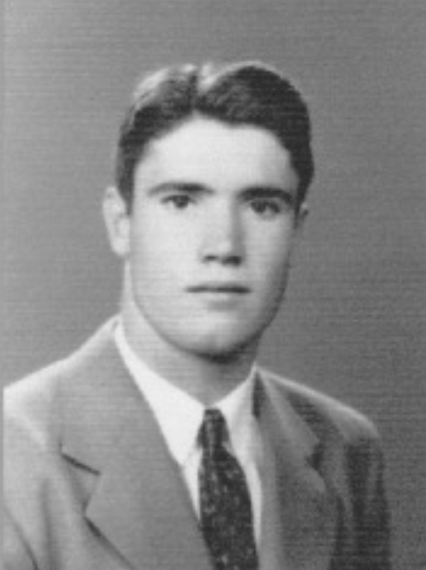 1947 High School Photo of Bobby Lanier