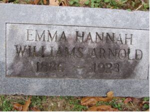 Emma Hannah Williams Arnold