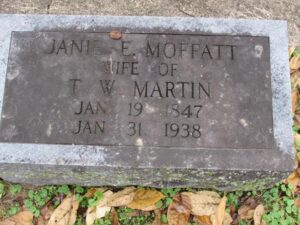 Janie E. Moffatt Martin