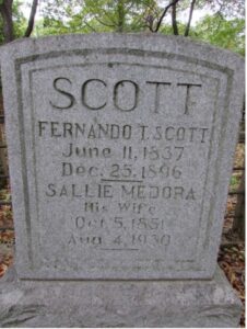 Fernando and Sallie Medora Scott