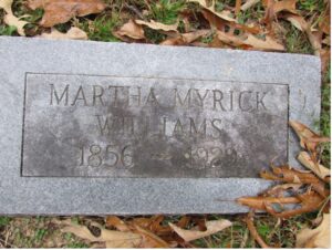 Martha Myrick Williams